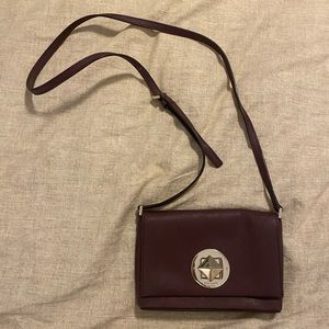 Maroon Kate Spade Crossbody